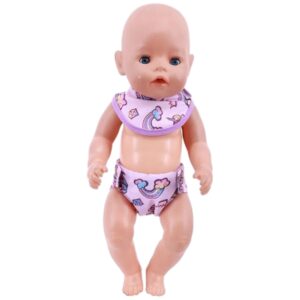 Unicorn Plenka + bryndák pro panenky Baby Born 43cm