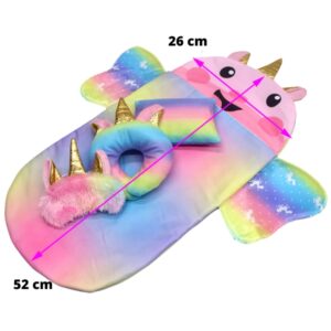 SET (4 ks) – Spací pytel pro panenky 43cm jednorožec