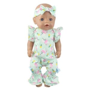 Oblečení pro Baby Born 43- 45 cm (plameňák)