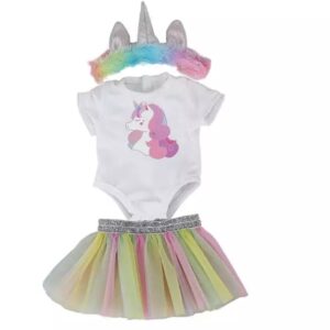 Šaty pro Baby Born 43 – 45 cm (unicorn)