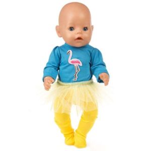 Oblečení pro Baby Born 43- 45 cm (plameňák)