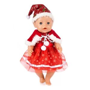 Šaty pro Baby Born 43 – 45 cm (Vánoce)