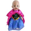ANNA elsa šaty Baby Born oblečení pro panenku 43