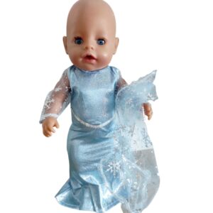 Šaty Elsa pro Baby Born 43 – 45 cm (set)