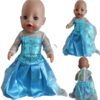 elsa šaty Baby Born oblečení pro panenku 43