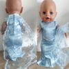 elsa šaty Baby Born oblečení pro panenku 43