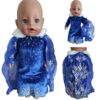 elsa šaty Baby Born oblečení pro panenku 43