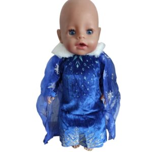 Šaty Elsa pro Baby Born 43 – 45 cm