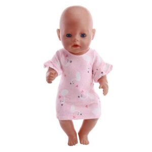 Šaty pro Baby Born 43- 45 cm (labuť)