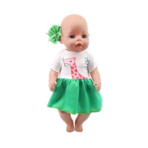 Šaty pro Baby Born 43 – 45 cm (žirafa)